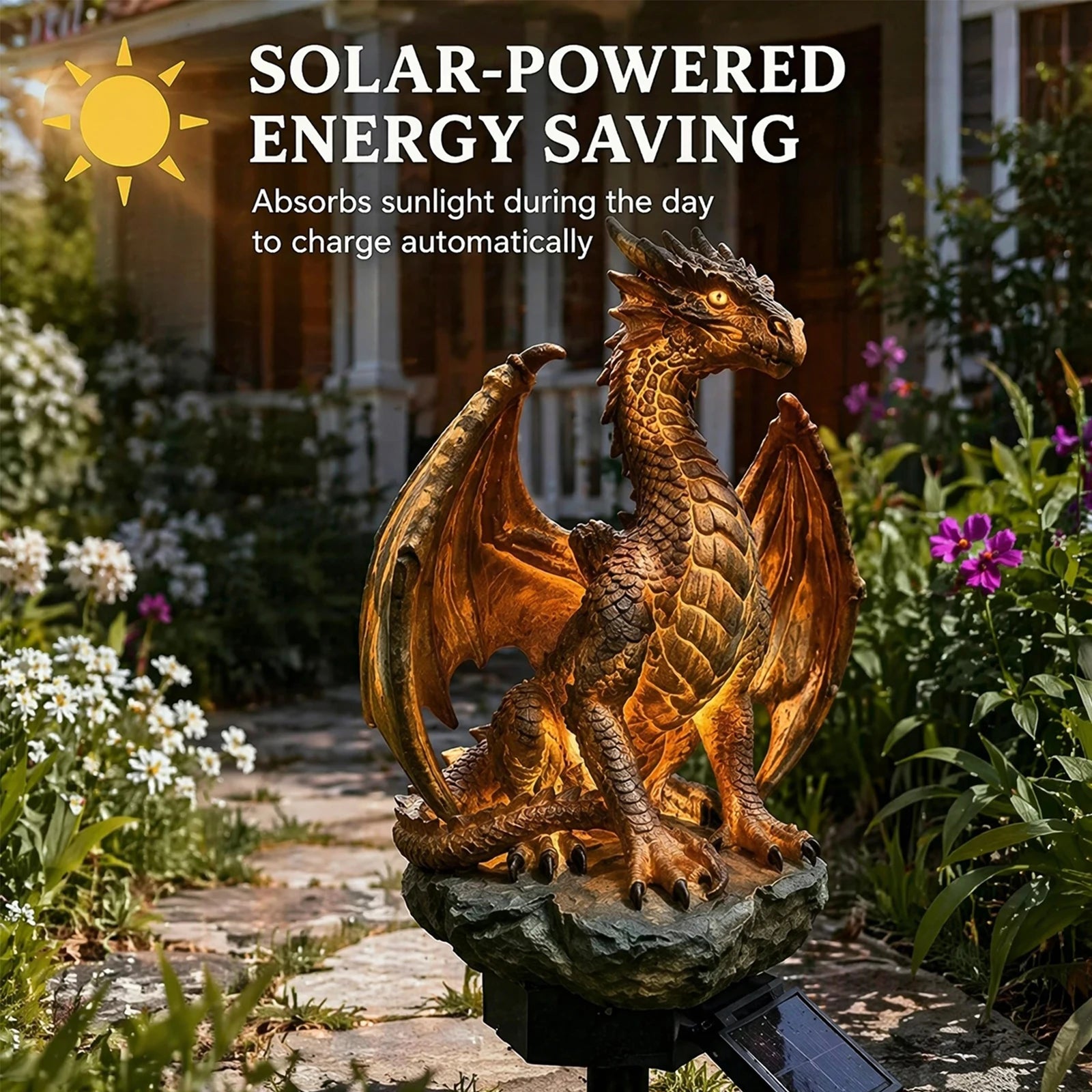 DragonGlow™ Solar Statue 🐉✨ — Ignite Your Garden with Fantasy