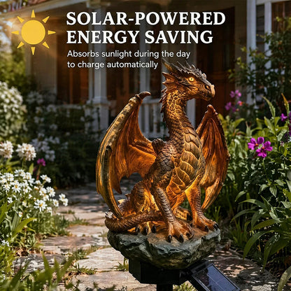 DragonGlow™ Solar Statue 🐉✨ — Ignite Your Garden with Fantasy