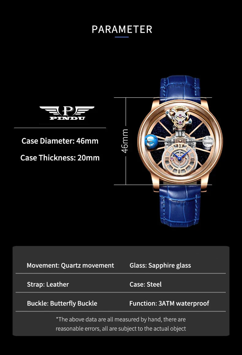 Galactic Pioneer Chronograph Tourbillon Luxury Watch South Bay Evans General Store