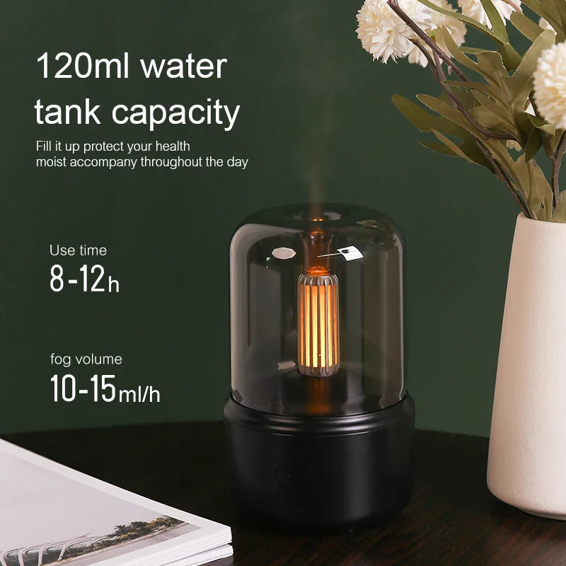 KINSCOTER Portable Mini Aroma Diffuser USB Air Humidifier Essential Oil Night Light Cold Mist Maker Sprayer for Home Gift HUMI Store