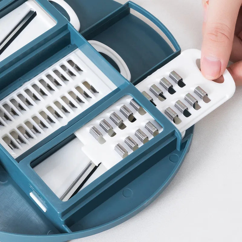 1Pc Green/Blue/Pink Kitchen Multifunctional Salad Utensils Vegetable Chopper Carrot Potato Manual Shredder Cook Vegetable Tools Shop1103816097 Store