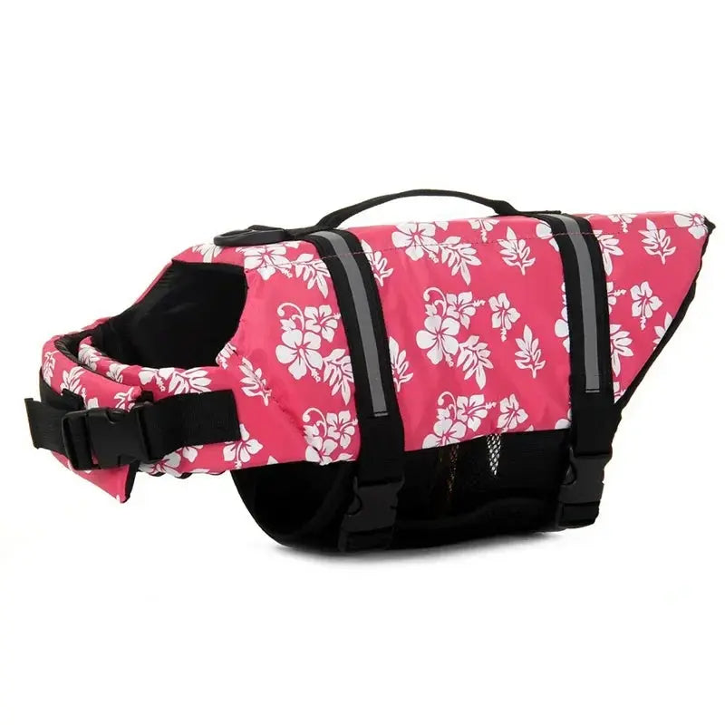 Dog Inflatable Swimsuit Easy to Carry Pet Life Jacket with Pump, Size: Chocolate Chronos