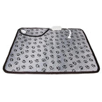 3-speed Adjustable Heating Pad For Dog Cat Power-off Protection Pet Electric Heated Warm Mat Bed Waterproof Bite-resistant Wire Lucky Home Store Store
