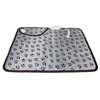 3-speed Adjustable Heating Pad For Dog Cat Power-off Protection Pet Electric Heated Warm Mat Bed Waterproof Bite-resistant Wire Lucky Home Store Store