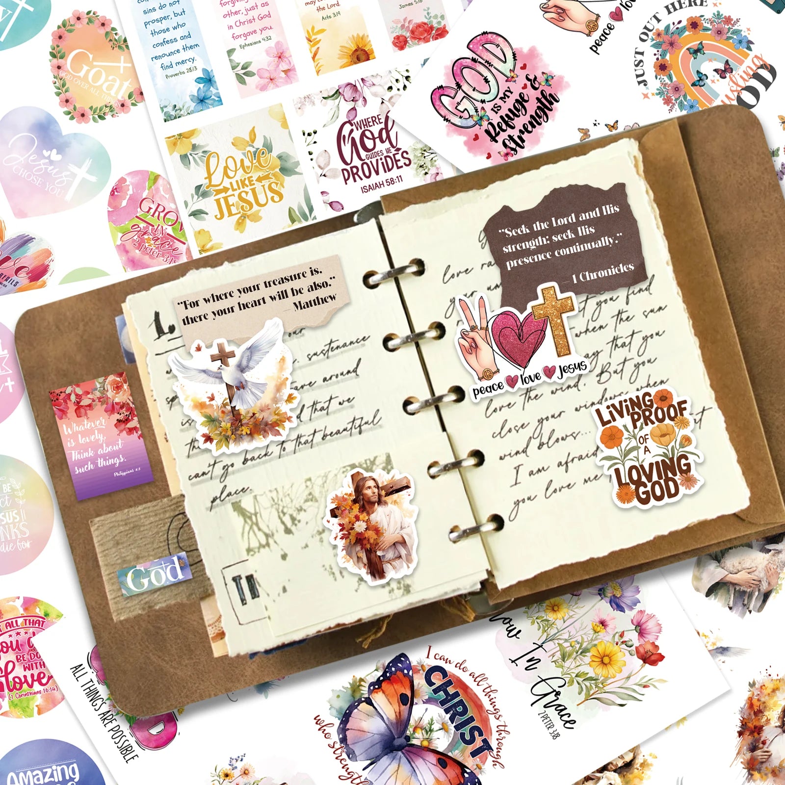 FaithWords™ Christian Verse Sticker Book ✝️📖