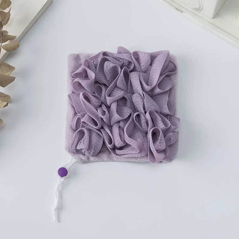 Esponja de Baño 2 en 1 FoamGlow™ 🛁 — Limpieza Profunda y Abundante Espuma