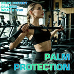 1 pair Anti slip rubber training grip conforms to ergonomics or Weight Lifting Pull-Ups Gym Training - Unisex Fitness Gloves