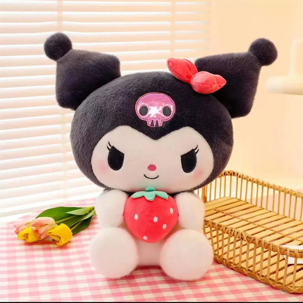 Kawaii Sanrio 25CM Plush Dolls Kuromi Hello Kitty Melody Cinnamoroll Plush Soft Stuffed Animals Dolls Plushie Pillow Xmas Gifts Shop1103724989 Store