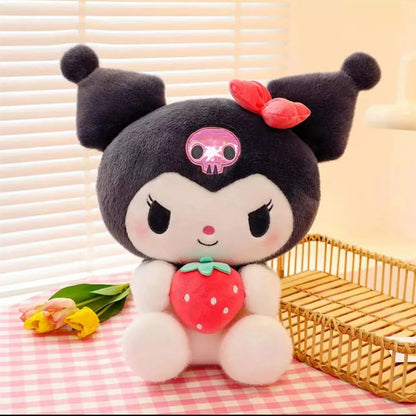 Kawaii Sanrio 25CM Plush Dolls Kuromi Hello Kitty Melody Cinnamoroll Plush Soft Stuffed Animals Dolls Plushie Pillow Xmas Gifts Shop1103724989 Store