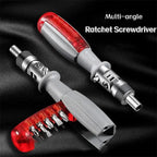 1pc 11 In 1 Ratcheting Multitool Screwdriver Multi-functional Magnetic Screwdriver Professional Angle Screwdriver Repair Tool AE Global Hand Tools Store
