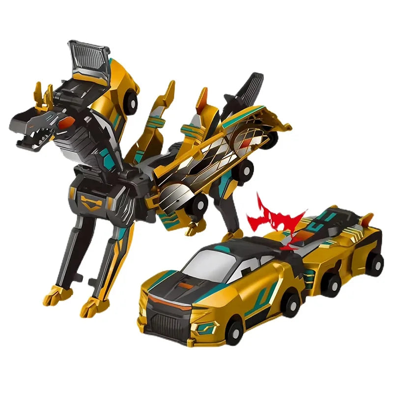 Crash to Dino: Collision-Changing Car Toy