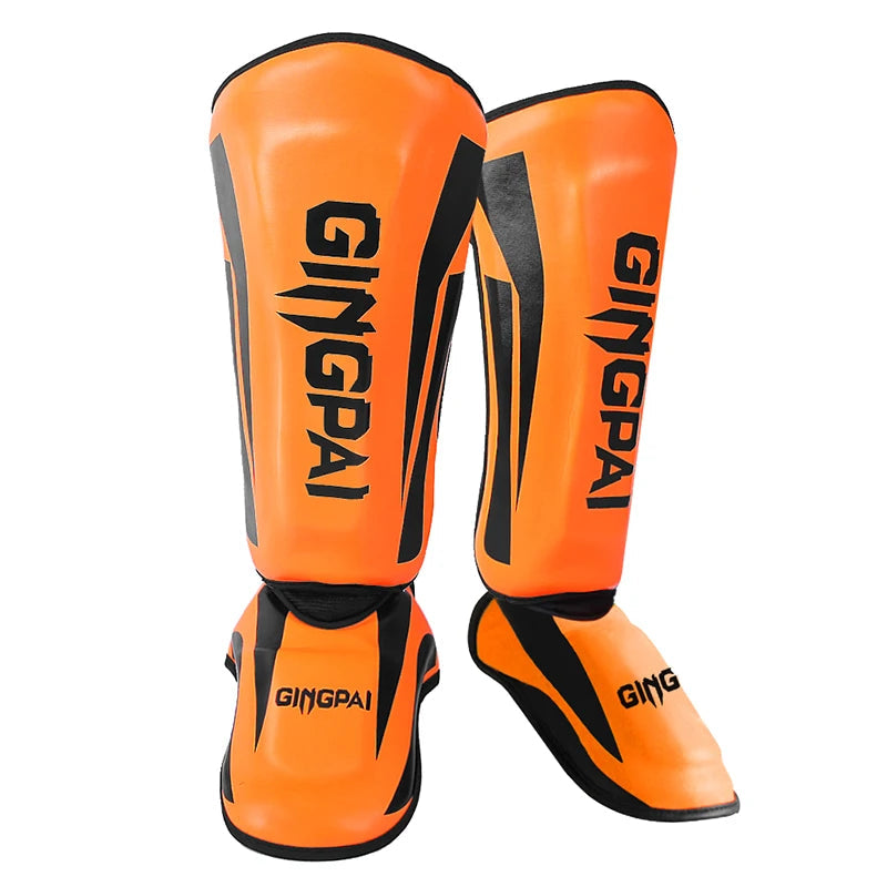 Kickboxing Boxing Shin Guard Pads Muay Thai Martial Arts Sanda Wushu Leg Protector Taekwondo Ankle Guards Stone's Store