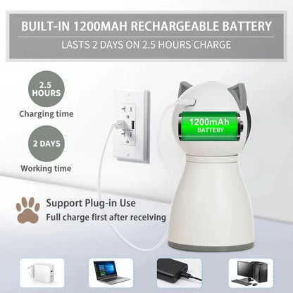 Laser Cat Toys for Indoor Cats, Trajectory Motion Activated Rechargeable Automatic Cat Laser Toy DJ Deal Store