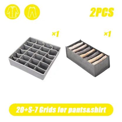 Organizador de ropa para armarios, pantalones, vaqueros, caja de almacenamiento, organizador de armario