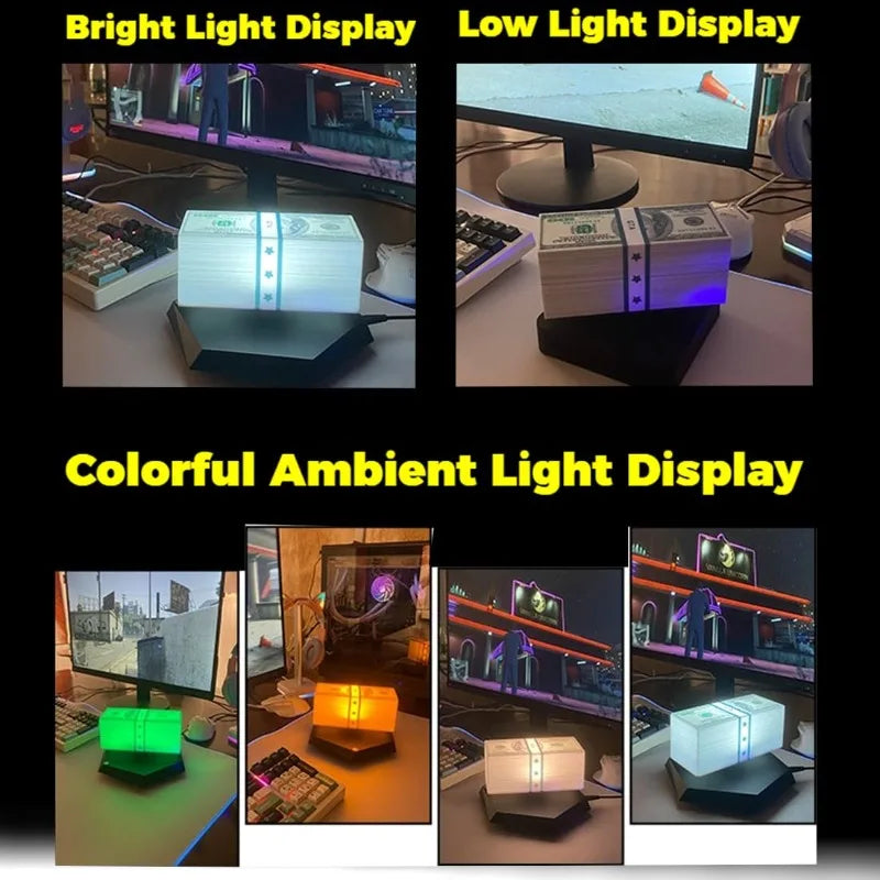 CashFloat™ Money Lamp 💸✨ — Levitating Luxury for Your Desk