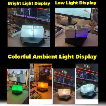 CashFloat™ Money Lamp 💸✨ — Levitating Luxury for Your Desk