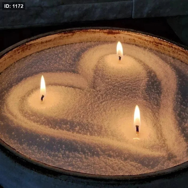 pink Sand wax Floating Pearl Candle sand diy materials Color granular