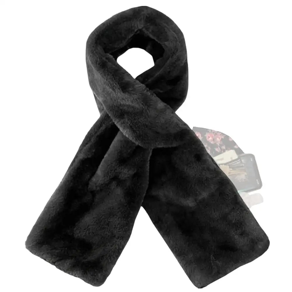 CozyVault™ Faux Fur Scarf 🧣✨