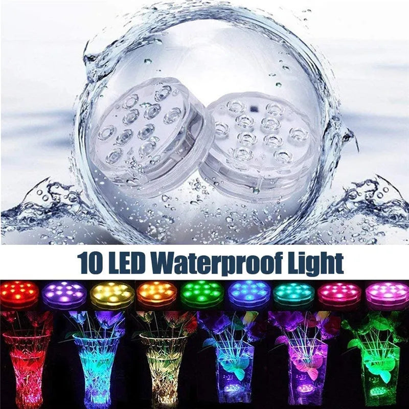 Glow Your Pool: Submersible LED Lights with RF Remote