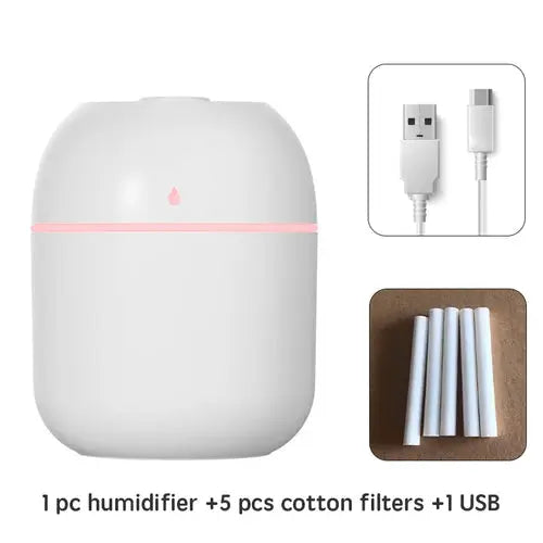 Portable USB Ultrasonic Air Mini Humidifier Essential Oil Diffuser Car AliExpress