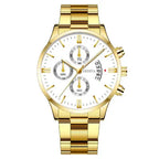 2023 Luxury Fashion Mens Watches Silver Stainless Steel Quartz Wrist