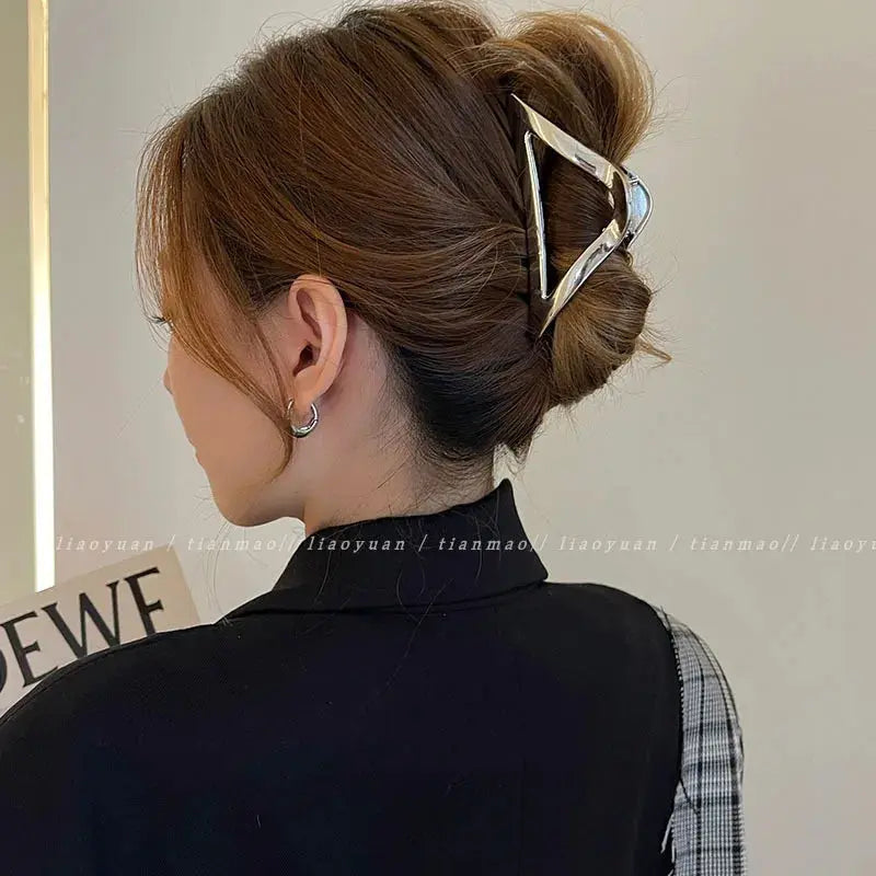 Hair clip, ART839, gold color Scarlet Chaos