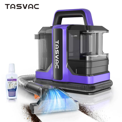 TASVAC C7 Portable Carpet & Upholstery Cleaner Machine, Spot And Stain Deep Cleaner With Two Brushes & Remover Formula For Pets, Inselife Store