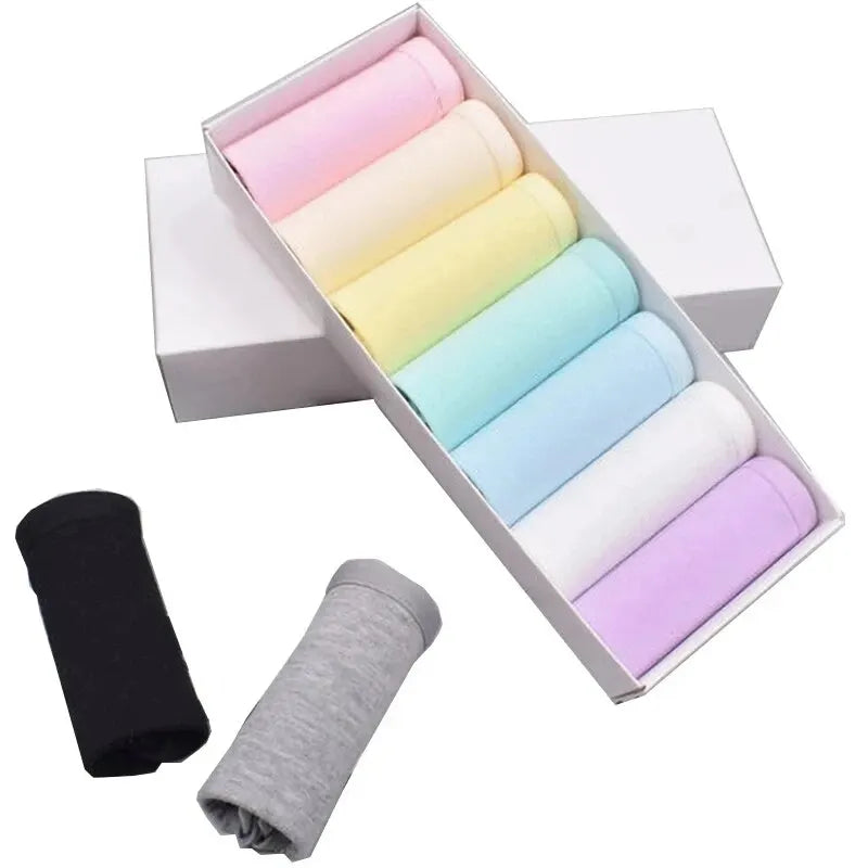 Women's Cotton Panties – Plus Size Breathable & Soft Sexy Briefs Cute Solid Color Lingerie Stone's Store