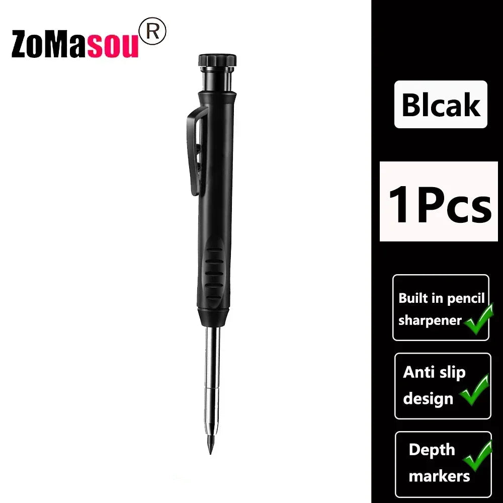 PrecisionMark Carpenter Pencil: Sharp Lines, Every Time! Zomasou Factory Store