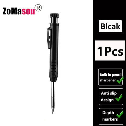 PrecisionMark Carpenter Pencil: Sharp Lines, Every Time! Zomasou Factory Store