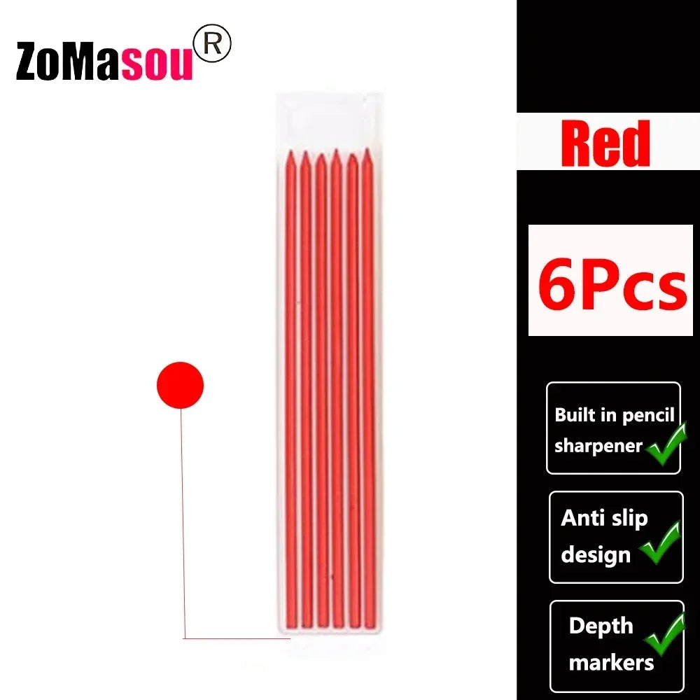 PrecisionMark Carpenter Pencil: Sharp Lines, Every Time! Zomasou Factory Store
