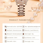 Diamond Éclat - Luxe Roman Dial Quartz Watch South Bay Evans General Store