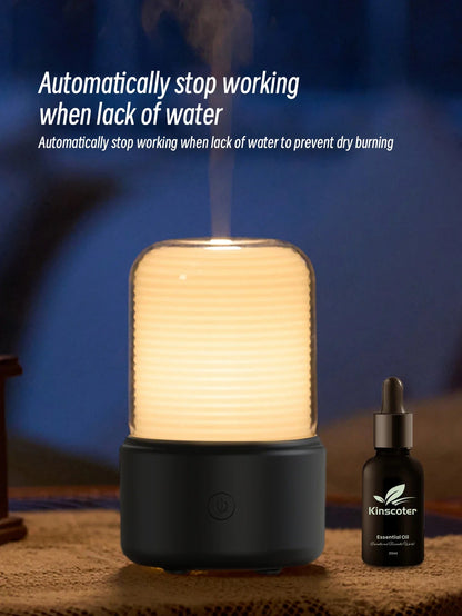 KINSCOTER Portable Mini Aroma Diffuser USB Air Humidifier Essential Oil Night Light Cold Mist Maker Sprayer for Home Gift HUMI Store