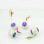 Pet Toys Sisal Scratching Ball Training Interactive Toy for Kitten Pet