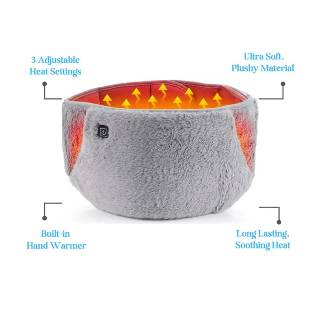 3 Levels Electric Graphene Heating Pad Cold-Proof Uterine Belt Cold-Proof Hand Waist Warming Pad USB Recharging Abdominal Warmer Healthing Store
