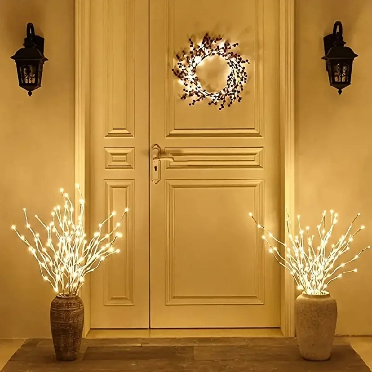 Birch Branch LED Festive Battery Operated Twig Outdoor Christmas Lights Stone's Store