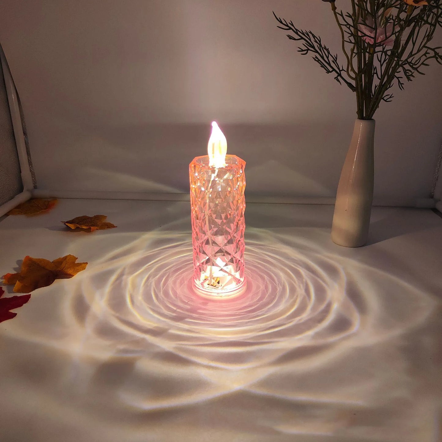 Crystal Rose LED Candles: Safe, Sparkling Romance Without Flames ✨