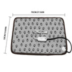 3-speed Adjustable Heating Pad For Dog Cat Power-off Protection Pet Electric Heated Warm Mat Bed Waterproof Bite-resistant Wire Lucky Home Store Store