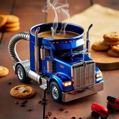 Creative Design Truck Coffee Mug Semi Truck Handcrafted Coffee Cup AliExpress