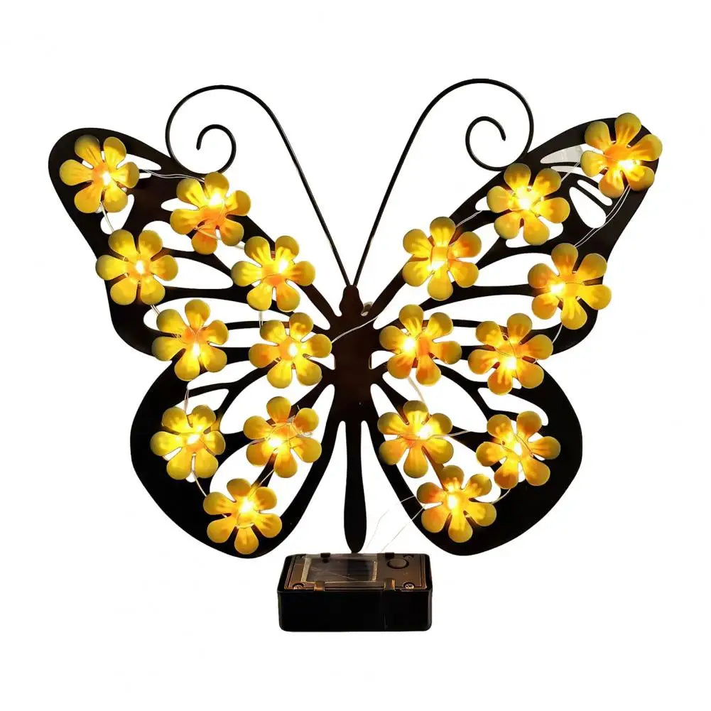 ButterflyGlow™ Wall Décor 🦋✨ — Solar-Powered Garden Beauty