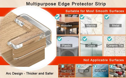 Baby Safety Silicone Table Corner Protector Transparent Edge Guards Stone's Store