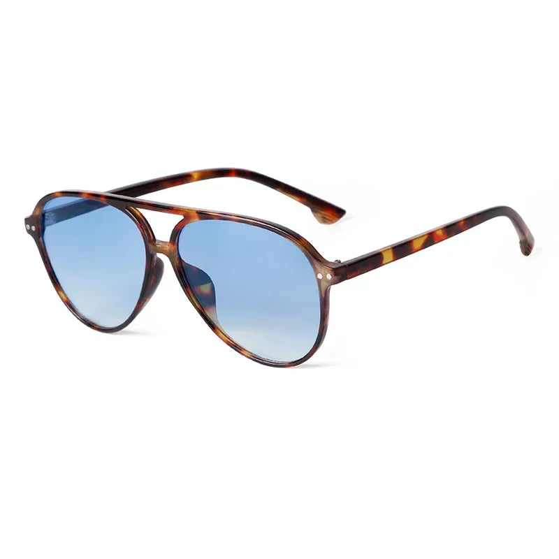 Brown Square Frame Brown Lens Polarized Sunglasses UV 400 Protection 棕色方形框棕色鏡片偏光太陽眼鏡 KCSG2255