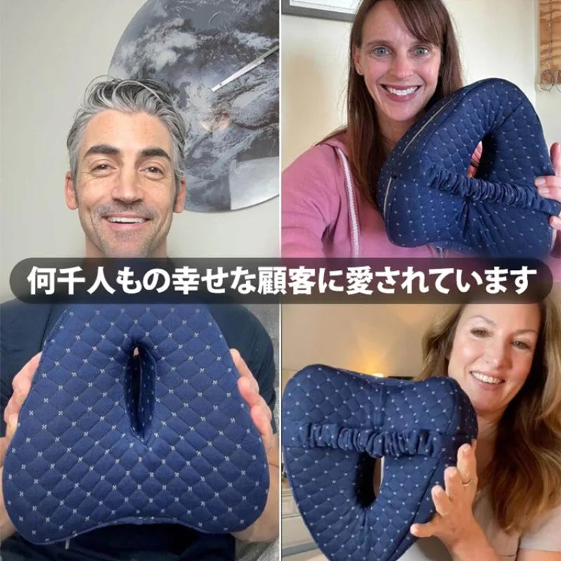 Almohada en forma de corazón para piernas, almohada para piernas de espuma viscoelástica de rebote lento, almohada para piernas con pellizco, almohada para piernas en forma de corazón