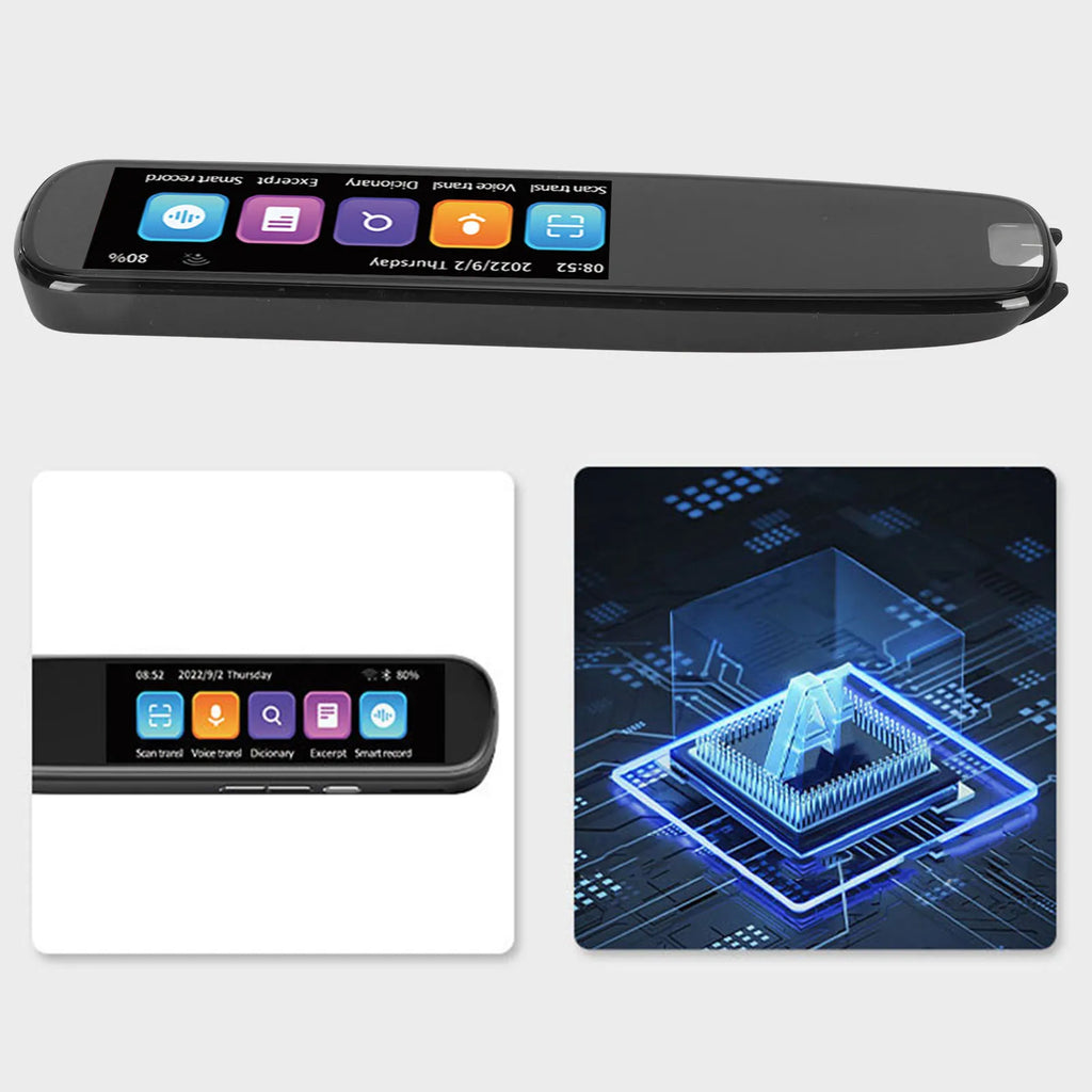 S7 Lápiz traductor con escaneo de 2.99 pulgadas, WiFi inteligente, HD de 2 MP, dispositivo traductor de 131 idiomas, bolígrafo diccionario para estudiantes de idiomas