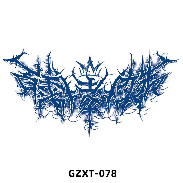 New Wholesale Juice Chest Stickers Tattoo Herbal Semi-permanent Back Tatoo Wings Tattoo Stickpaper WAM-girl Store Store