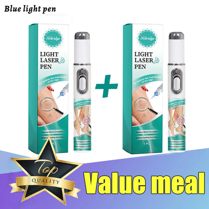 Blue Light Pen Solve Varicose Veins, Hot Sale Leg Care Tools Remove Spider Legs In 7 Days