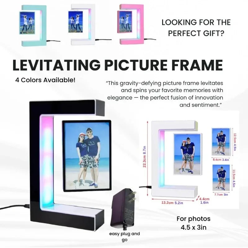 FloatFrame Magnetic Floating Photo Display for Airborne Memories