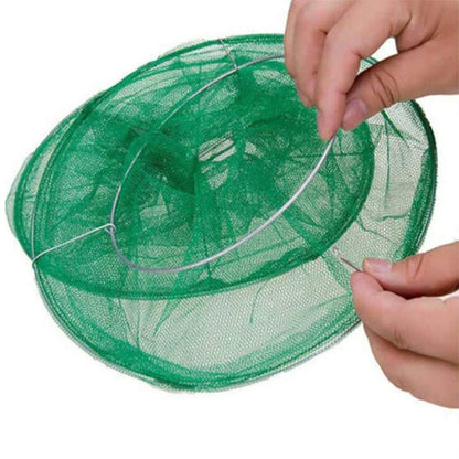 Hanging Flies Net Traps Reusable Folding Insects Pest Traps Practical Outdoor Fly Catcher Pest Control Tool for Courtyard Garden