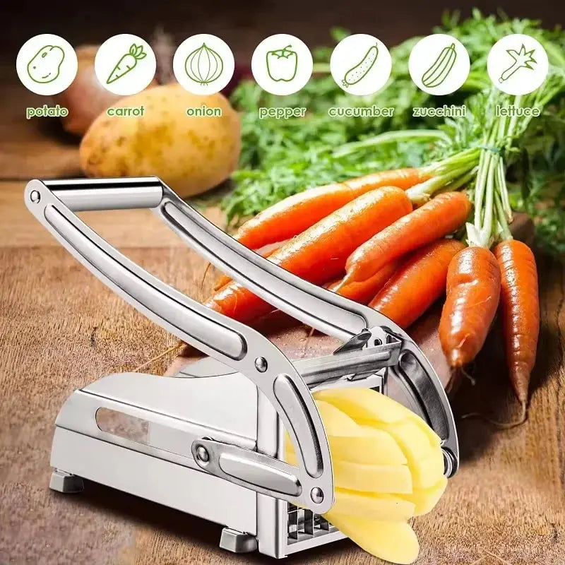 Vegetable Shredder Stainless Steel Potato Chips Maker Meat Chopper