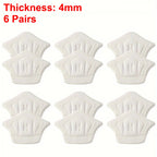 3pairs/6pairs Insoles Patch Heel Pads for Sport Shoes Back Sticker Adjustable Size Antiwear Feet Pad Cushion Insert Insole